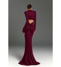221013 BORDO ABİYE MODAL KUMAŞ
