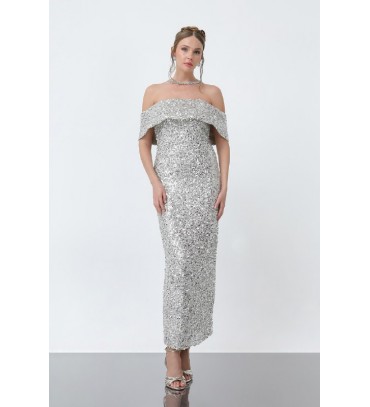 221134 GRİ ABİYE...