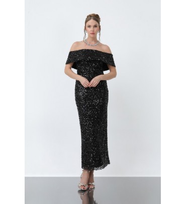 221137 SİYAH ABİYE...