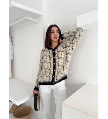 221147 Patterned CARDIGAN KNITWEAR 221147 Patterned CAR...