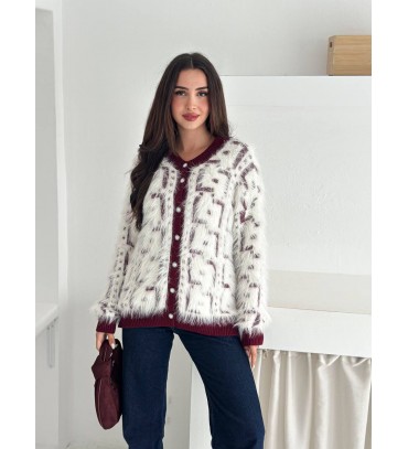 221149 Patterned CARDIGAN KNITWEAR 221149 Patterned CAR...