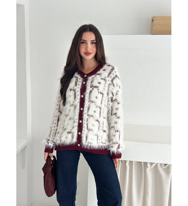 221149 DESENLİ HIRKA TRİKO DESENLİ