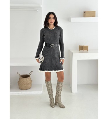 221152 ANTHRACITE DRESS KNITWEAR 221152 ANTHRACITE DR...