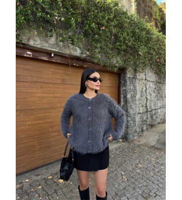 221190 GRİ HIRKA TRİ...