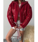 221268 KIRMIZI ELBİSE TEDDY KUMAŞ KIRMIZI