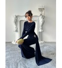 221279 LARCİVET ELBİSE SANDY KUMAŞ LARCİVET