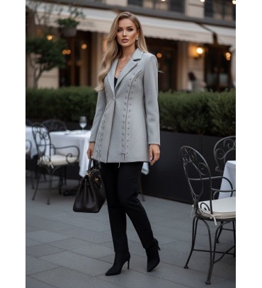 221299 GRİ CEKET KAŞ...