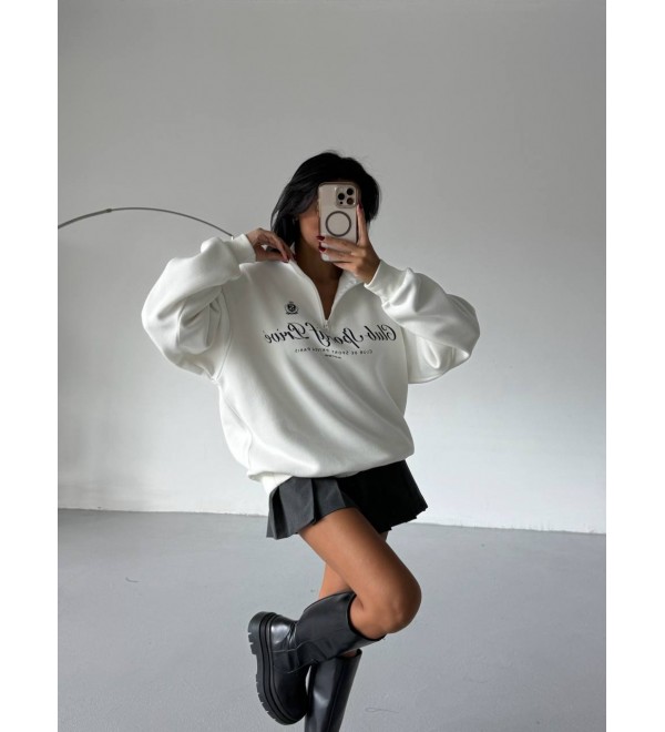 221349 BEYAZ SWEAT BEYAZ