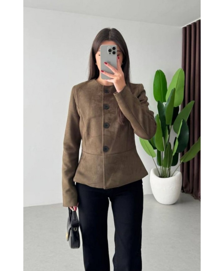 221369 MINK JACKET SUEDE