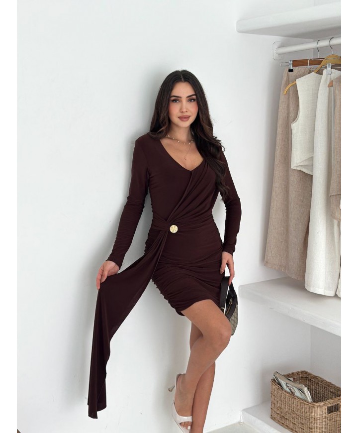 221406 COFFEE DRESS 