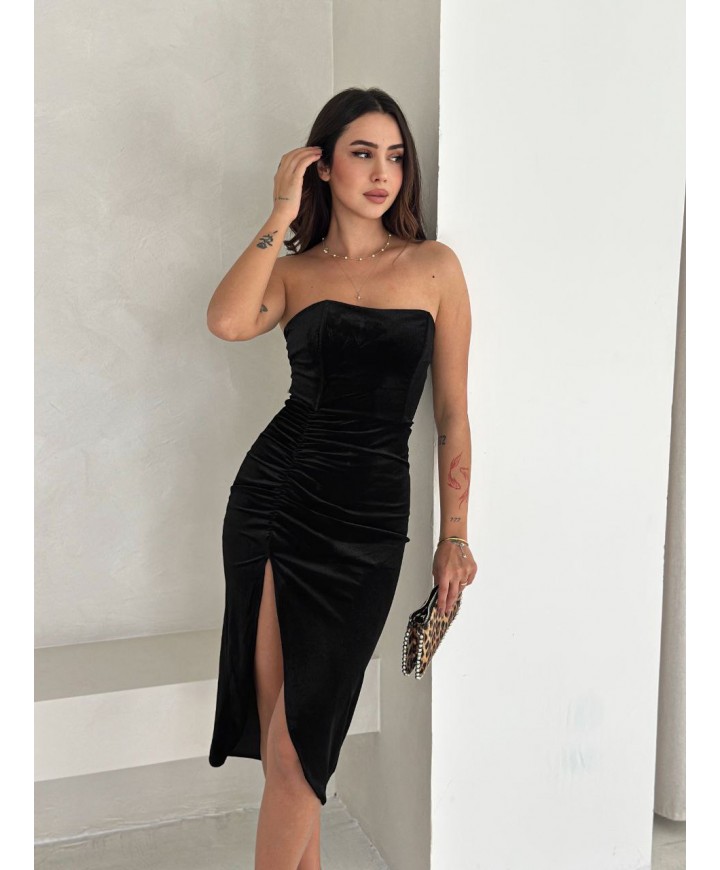 221411 BLACK DRESS Velvet