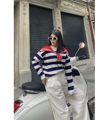 221419 ÇİZGİLİ KAZAK...