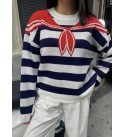 221419 ÇİZGİLİ KAZAK TRİKO ÇİZGİLİ