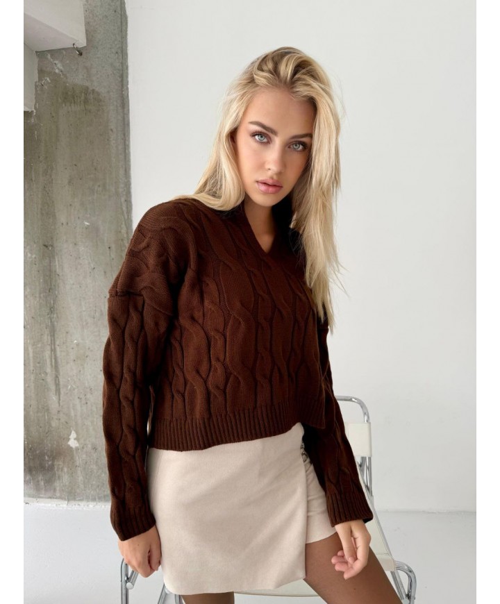 221421 COFFEE JUMPER KNITWEAR