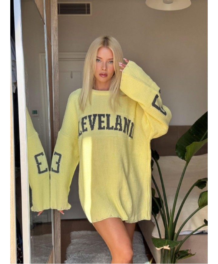 221425 YELLOW JUMPER KNITWEAR