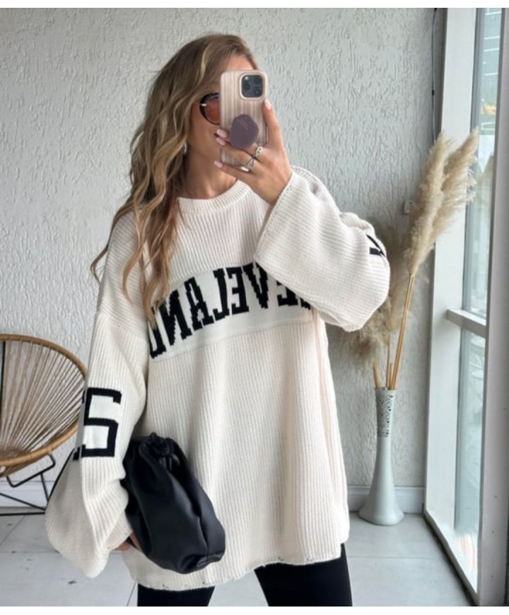 221427 CREAM JUMPER KNITWEAR