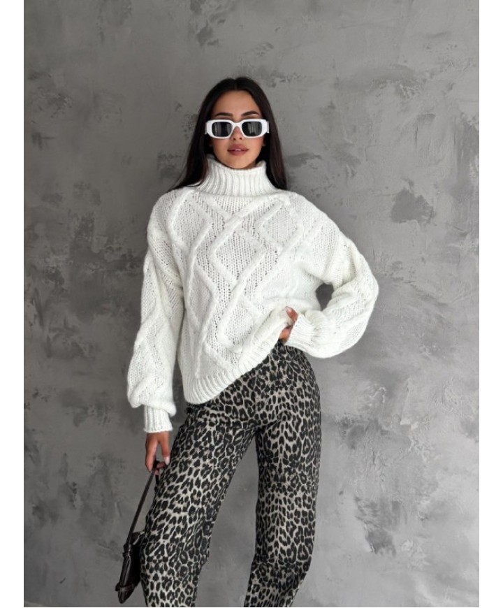 221433 WHITE JUMPER KNITWEAR