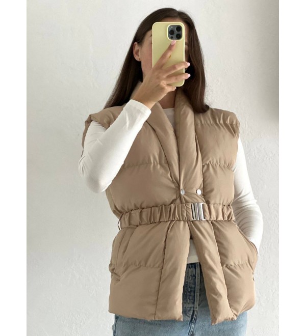 221442 MINK WAISTCOAT MINK