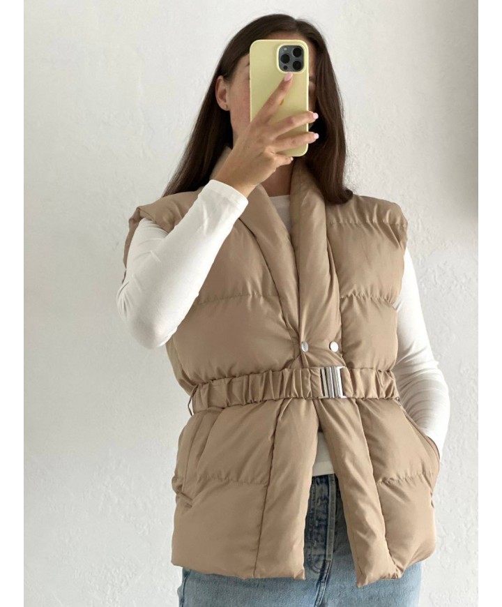 221442 MINK WAISTCOAT