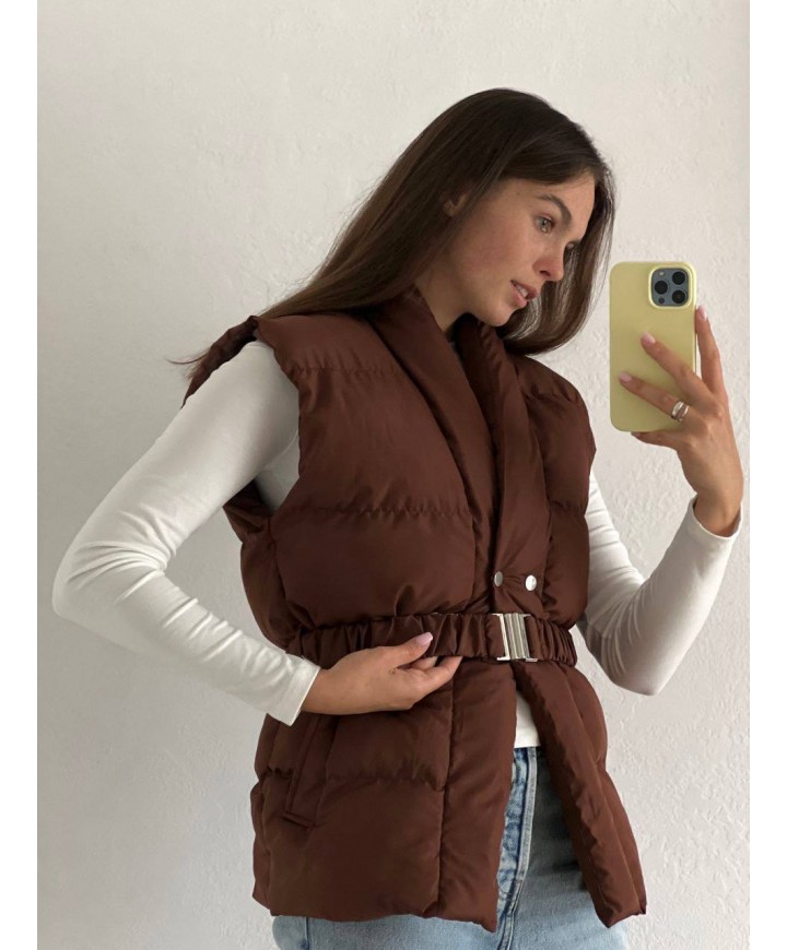 221444 COFFEE WAISTCOAT
