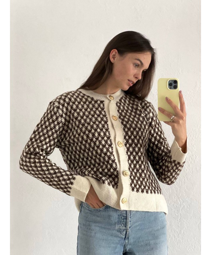 221445 Patterned WAISTCOAT KNITWEAR