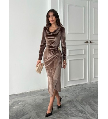 221488 VİZON ELBİSE ...