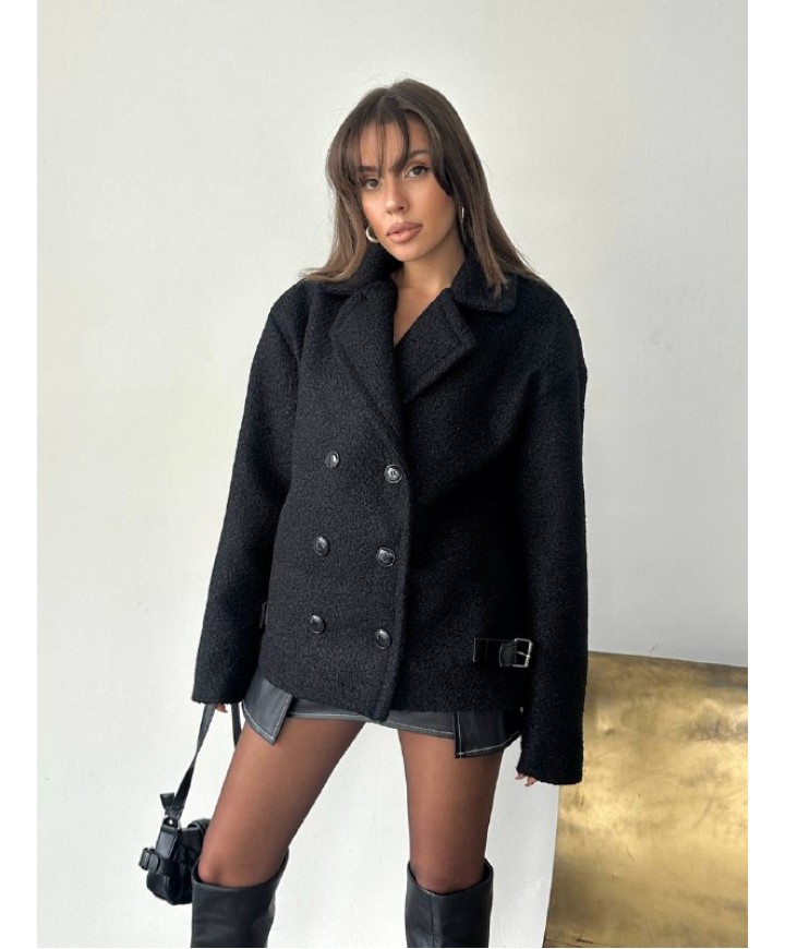 221501 SİYAH MONT-KABAN BÜRÜMCÜK  KUMAŞ