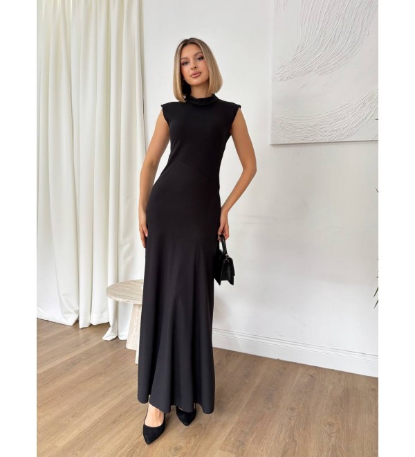 221502 SİYAH ELBİSE SİYAH