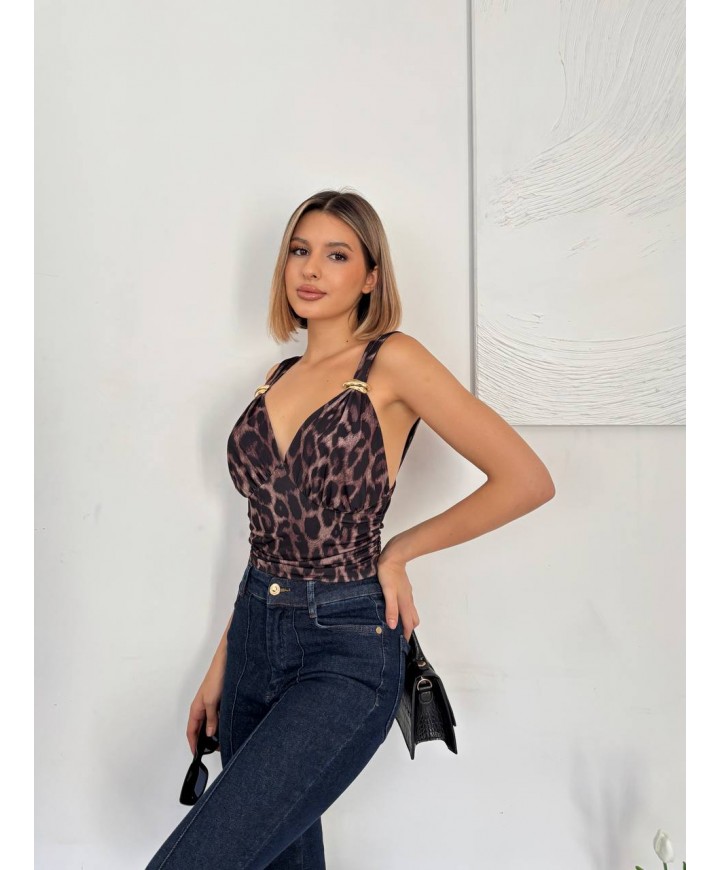 221511 LEOPARD BLOUSE