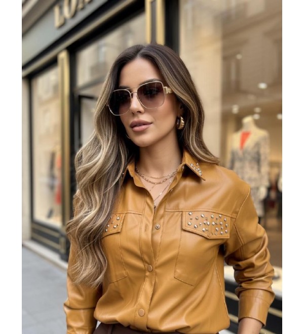 221520 SAFRAN GÖMLEK DERİ SAFRAN