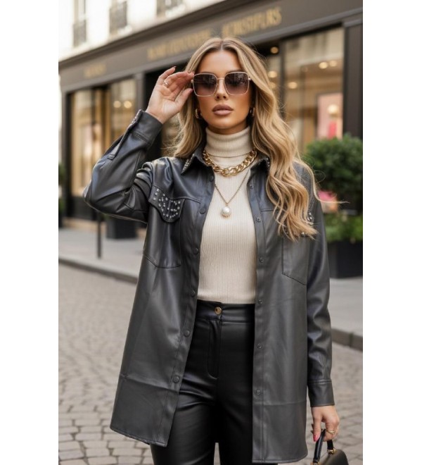 221522 BLACK SHIRT SKIN BLACK