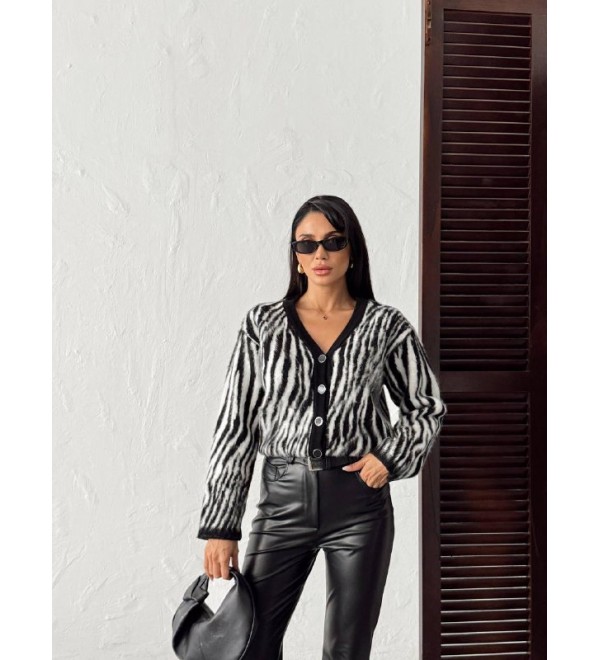 221529 ZEBRA CARDIGAN KNITWEAR ZEBRA