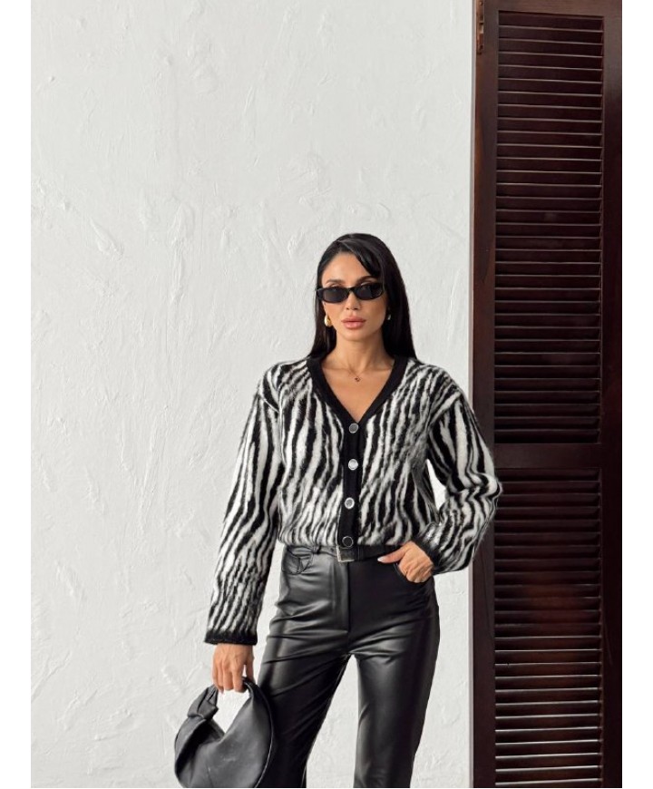 221529 ZEBRA CARDIGAN KNITWEAR