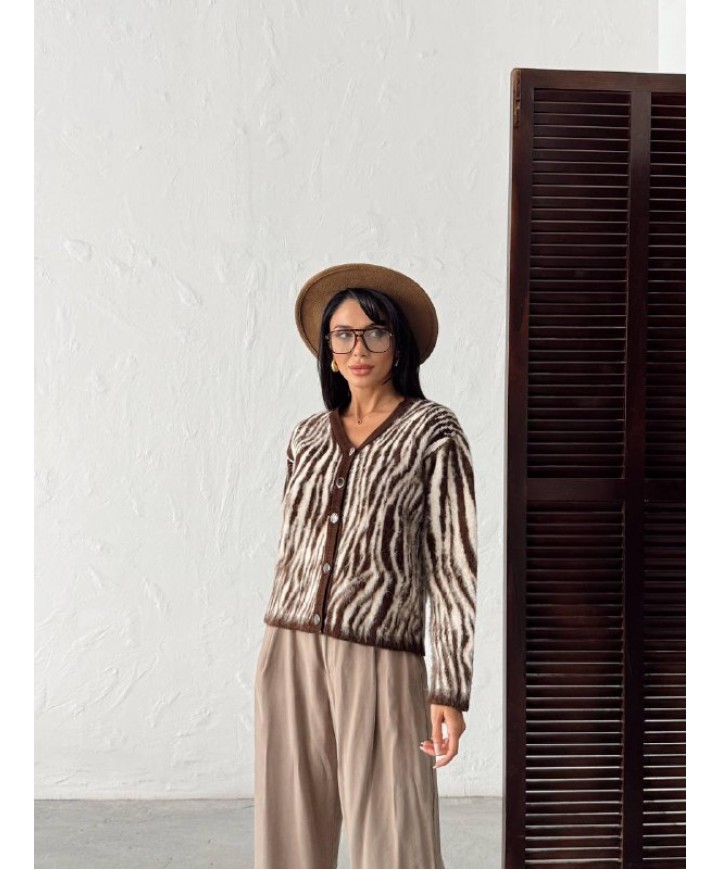 221530 ZEBRA CARDIGAN KNITWEAR