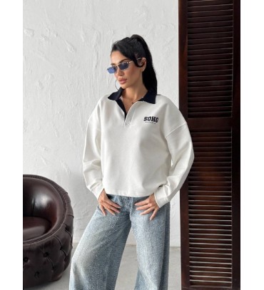 221534 BEYAZ SWEAT...