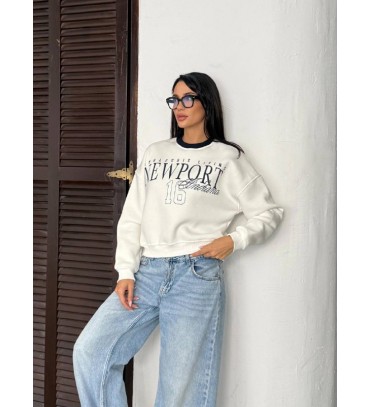 221544 BEYAZ SWEAT...