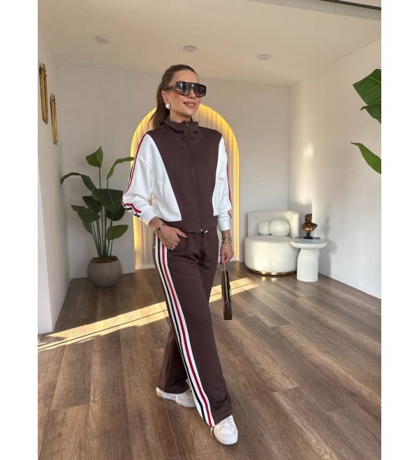 221565 GARNİLİ EŞOFMAN TAKIM MODAL  KUMAŞ GARNİLİ