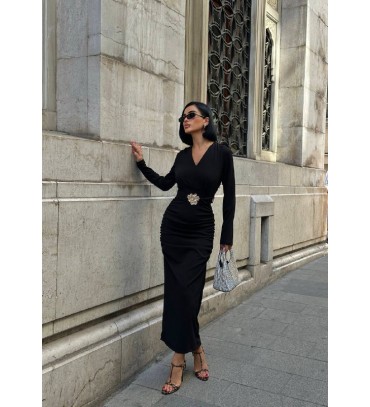 221606 SİYAH ELBİSE...