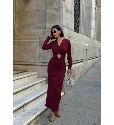 221607 BORDO ELBİSE...