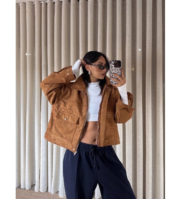 221619 CAMEL MONT-KABAN DERİ SÜET CAMEL