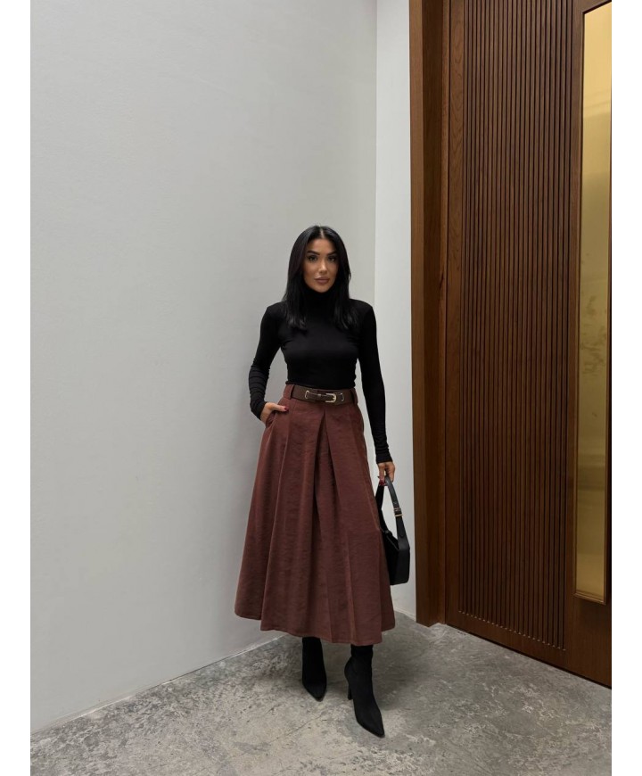 221654 COFFEE SKIRT 