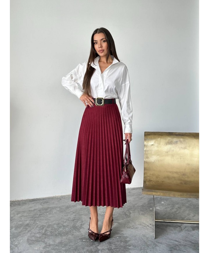 221674 Burgundy SKIRT 