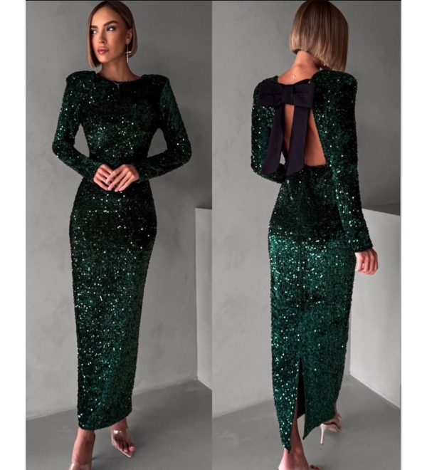 221684 YEŞİL ABİYE PAYET KUMAŞ YEŞİL