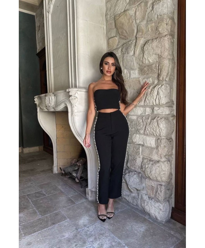 221689 SİYAH ABİYE ATLAS KUMAŞ