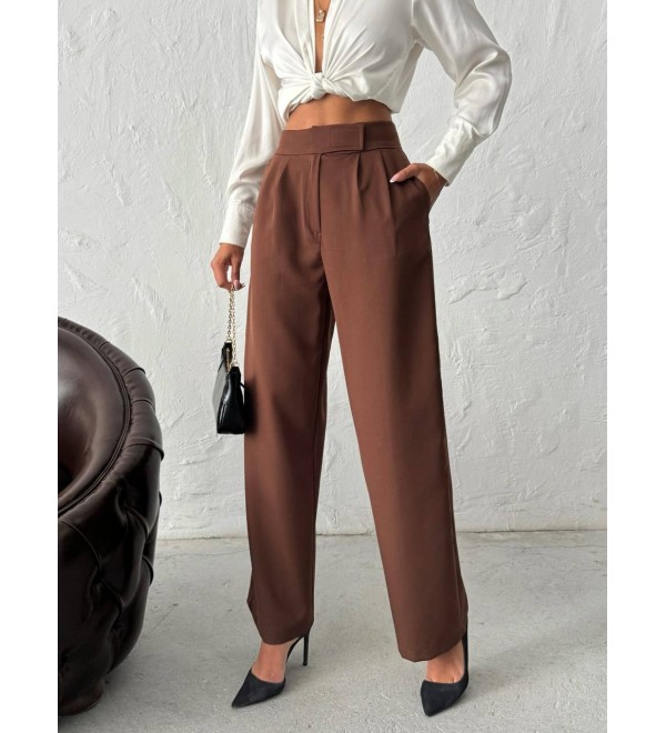 221813 COFFEE TROUSERS 