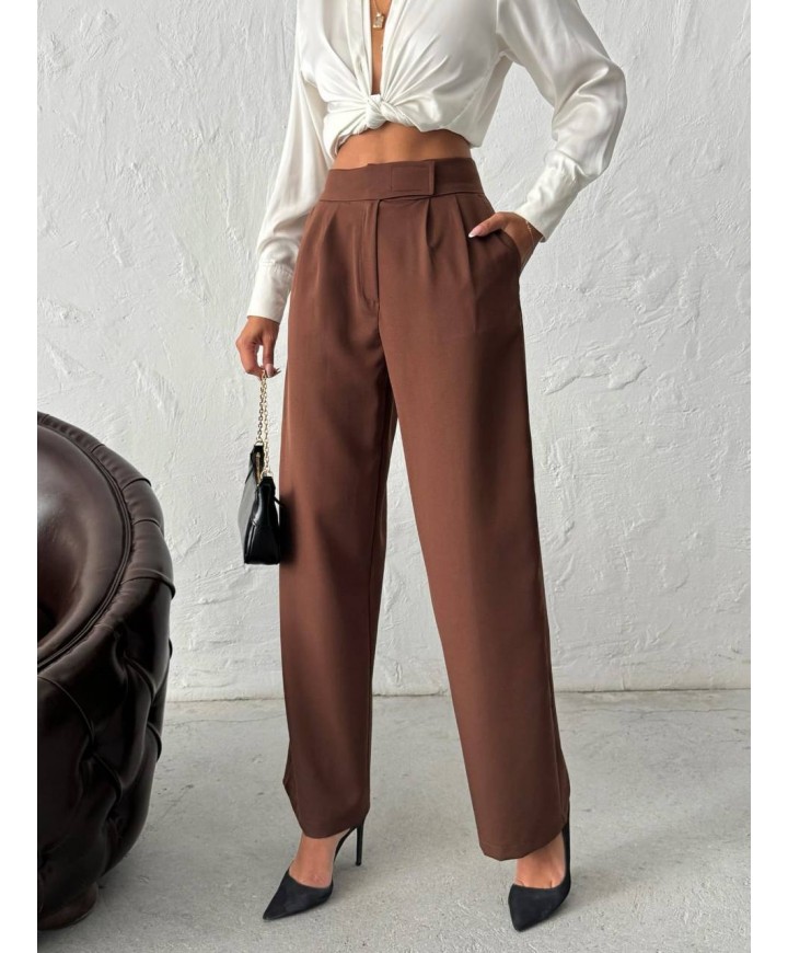 221813 COFFEE TROUSERS 