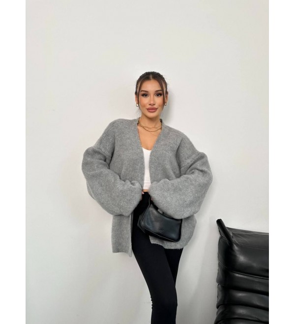 221815 GRİ HIRKA TRİKO GRİ