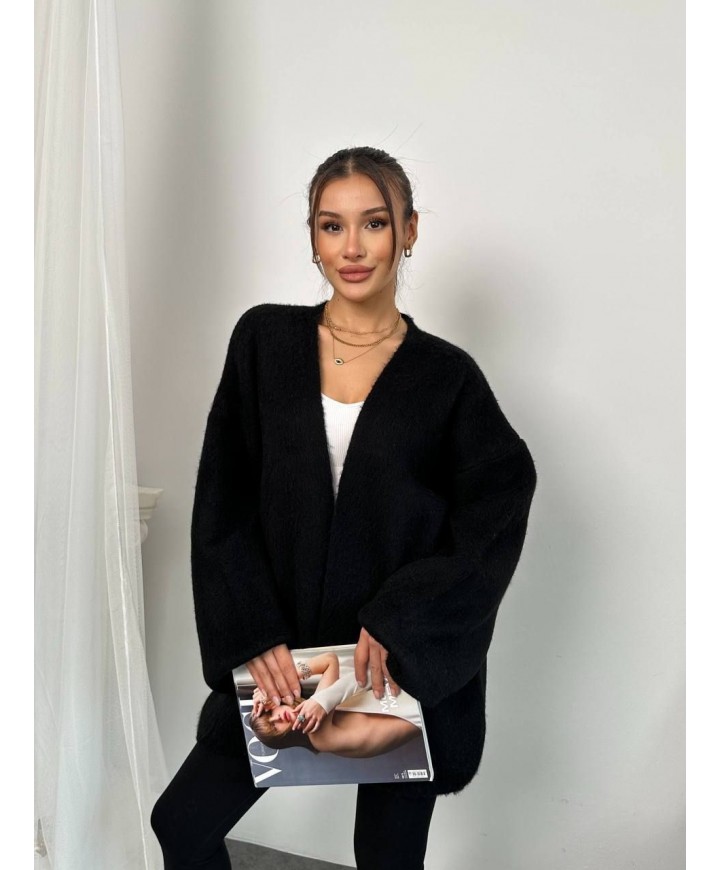 221816 BLACK CARDIGAN KNITWEAR