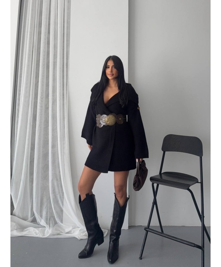 221828 BLACK CARDIGAN KNITWEAR