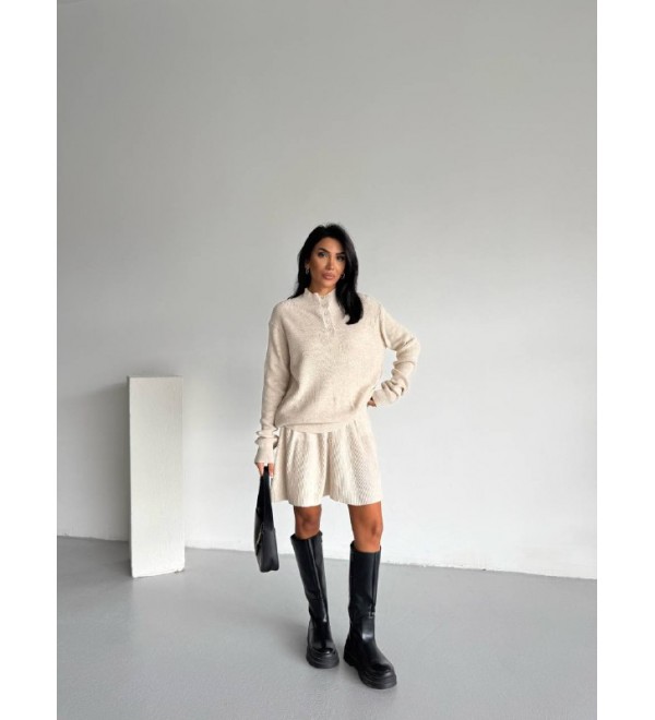 221836 KREM TAKIM TRİKO KREM